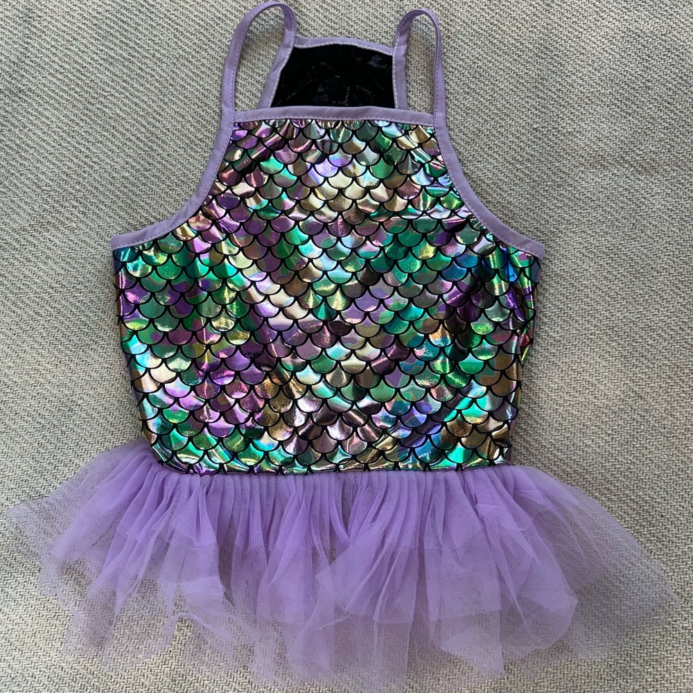 NEW Mermaid Dog Halloween Costume Small/Medium Puppy Pet Siren Purple - Picture 2 of 5